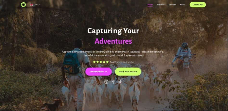 Lion Kidz Photography Portfolio Site